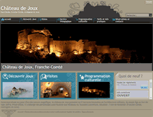 Tablet Screenshot of chateaudejoux.com